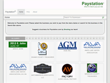 Tablet Screenshot of paystation.com